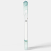 Elegant Marble Agate Pattern Skript Case-Mate iPhone Hülle (Rückseite / Links)