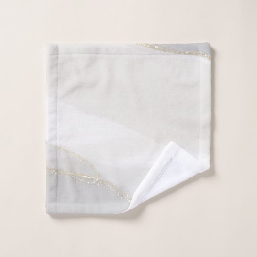 Elegant Marble Badhandtuch Set (Waschlappen)