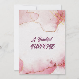 Elegant Marble Birthday Invitation Einladung