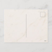 Elegant Marble Christmas Photo Collage Feiertagspostkarte (Rückseite)