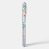 ELEGANT MARBLE COLUMN, PINK BLUE INNENDESIGN Case-Mate iPhone HÜLLE (Rückseite / Rechts)