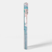 ELEGANT MARBLE COLUMN, PINK BLUE INNENDESIGN Case-Mate iPhone HÜLLE (Rückseite / Rechts)
