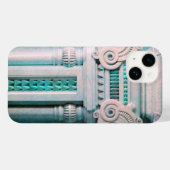 ELEGANT MARBLE COLUMN, PINK BLUE INNENDESIGN Case-Mate iPhone HÜLLE (Rückseite (Horizontal))
