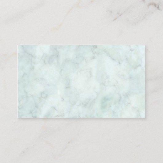 Elegant Marble Eucalyptus Greenerity Wedding Websi Begleitkarte (Rückseite)