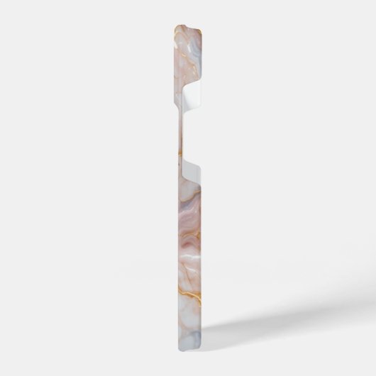 Elegant Marble iPhone14 Case with Gold Veins iPhone Hülle (Linke Seite)