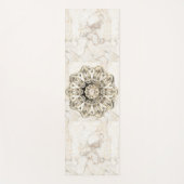 Elegant Marble Mandala Yogamatte (Vorderseite)