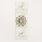 Elegant Marble Mandala Yogamatte (Rückseite)