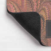 Elegant Marble Monogram Mousepad (Ecke)