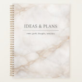 Elegant Marble Notebook for Notes and Journaling Planer (Vorderseite)