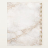 Elegant Marble Notebook for Notes and Journaling Planer (Rückseite)