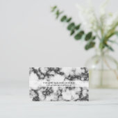 Elegant Marble Visitenkarte (Stehend Vorderseite)