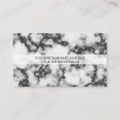 Elegant Marble Visitenkarte (Vorderseite)