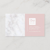 Elegant Marble Visitenkarte (Rückseite)