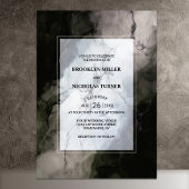 Elegant Marble Wedding Einladung