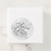 Elegant Marble Wedding Save the Date Geschenkanhänger (Beispiel)