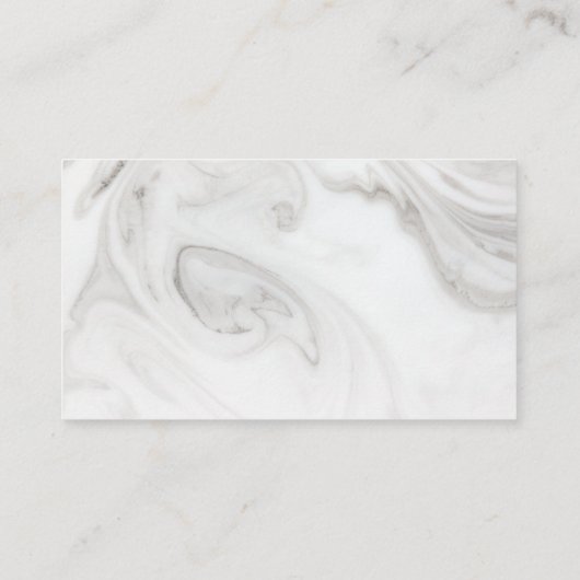 Elegant Marble Wedding Website Enclosure Card Begleitkarte (Rückseite)