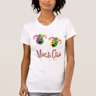 Elegant Mardi Gras Mask Womens T - Shirt