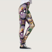 Elegant Mardi Gras Masks Leggings (Rechts)