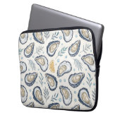 Elegant Marine Oysters Laptopschutzhülle (Vorderseite Links)