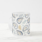 Elegant Marine Oysters Mattglastasse (Vorderseite Links)