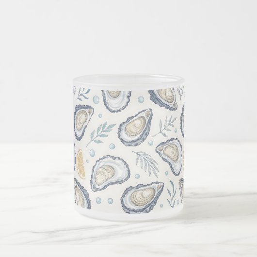 Elegant Marine Oysters Mattglastasse (Mittel)