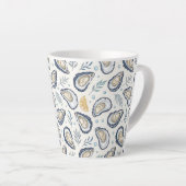 Elegant Marine Oysters Milchtasse (Rechte Ecke)