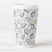 Elegant Marine Oysters Milchtasse (Vorderseite)