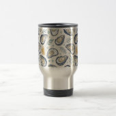 Elegant Marine Oysters Reisebecher (Mittel)