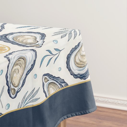 Elegant Marine Oysters Tischdecke (Beispiel)