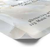 Elegant, Marmor, Salon, Preisliste Poster (Ecke)