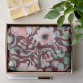 Elegant Marsala Blush Anemone Blume Hochzeit Seidenpapier (Geschenk)