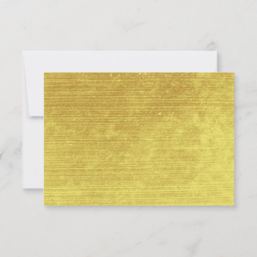 Elegant Masala Burgundy Gold Wedding Save the Date (Rückseite)