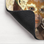 Elegant Masked Lady Mousepad (Ecke)