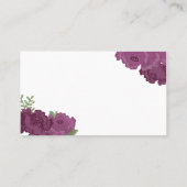 Elegant Mason Jar Guest Escort Cards Platzkarte (Rückseite)