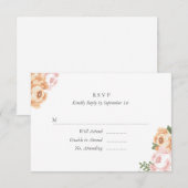 Elegant Mason Jar RSVP Card Karte (Vorne/Hinten)