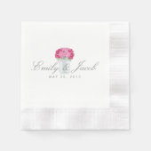 Elegant Mason Jar Serviette (Vorderseite)