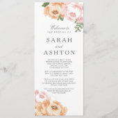 Elegant Mason Jar Wedding Program Programm (Vorderseite)