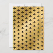 Elegant Masquerade Mask Mardi Gras Party Einladung (Rückseite)