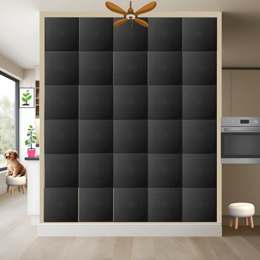 Elegant Matte Black Keramik Tile Fliese