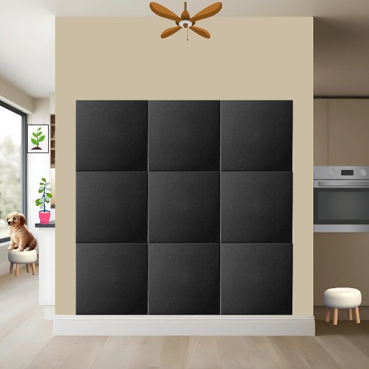 Elegant Matte Black Keramik Tile Fliese