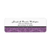 Elegant Mauve Damask Wedding (Vorne)