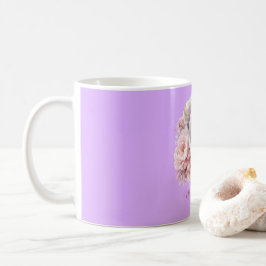 Elegant Mauve Floral Moon Mother’s Day Mug 11oz Kaffeetasse