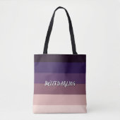 Elegant Mauve Gradient Tasche (Vorderseite)