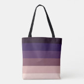 Elegant Mauve Gradient Tasche (Rückseite)