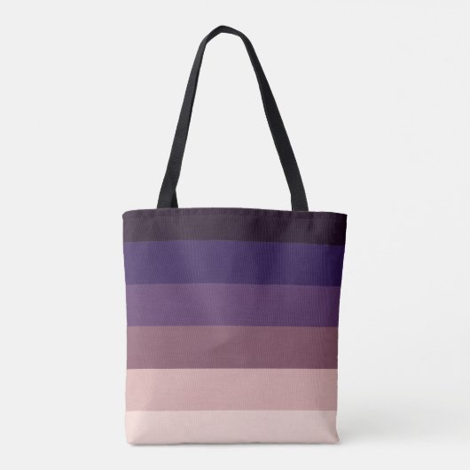 Elegant Mauve Gradient Tasche (Rückseite)