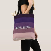 Elegant Mauve Gradient Tasche (Von Nahem)