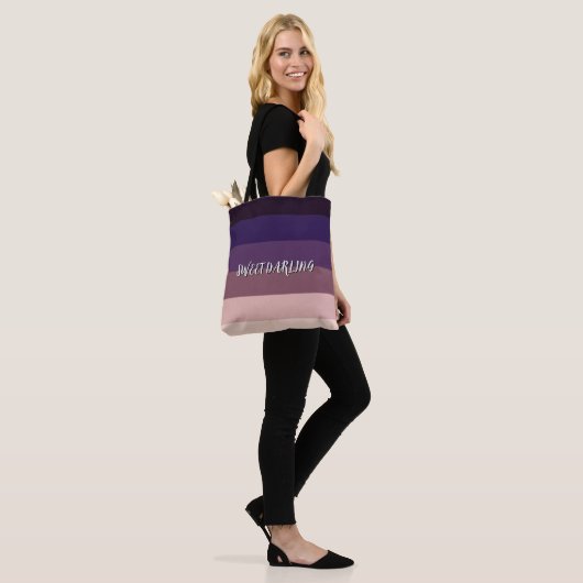 Elegant Mauve Gradient Tasche (Am Model)