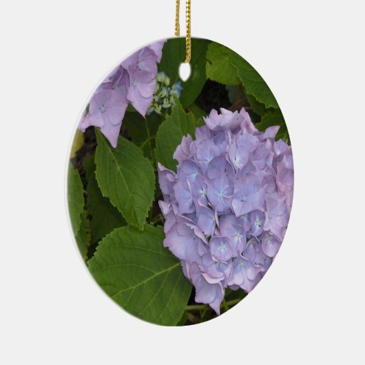 Elegant Mauve Hydrangeas Keramikornament (Rechts)