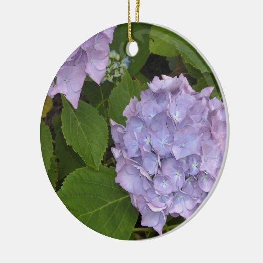 Elegant Mauve Hydrangeas Keramikornament (Links)