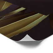 Elegant Maximalist Floral Wedding Welcome Sign Poster (Ecke)